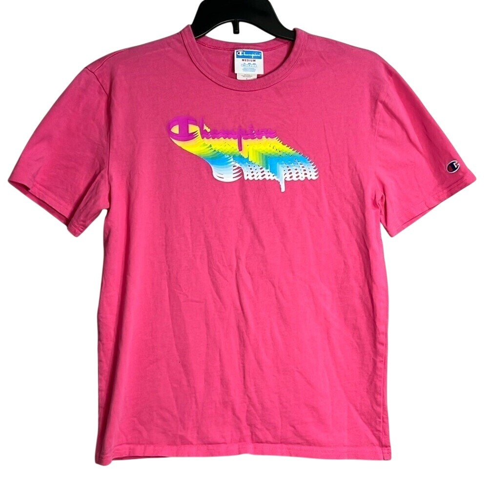 Champion Short‎ Sleeve Tshirt Pink Womens Size Medium